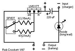 Simple charge limiter circuit.